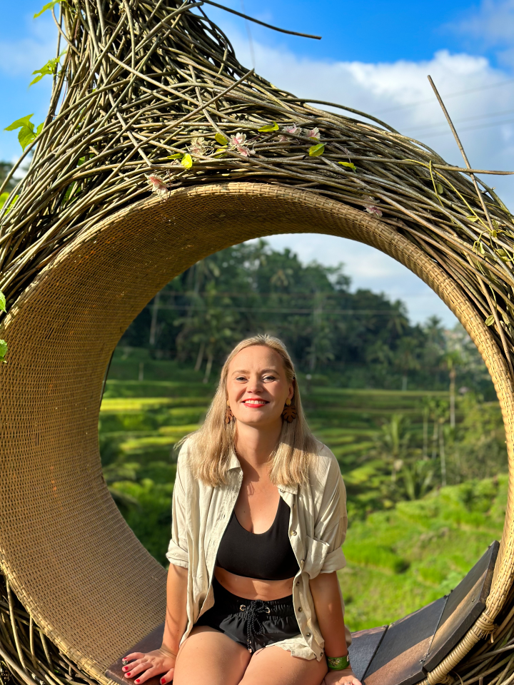 Rýžová pole Tegalalang Bali