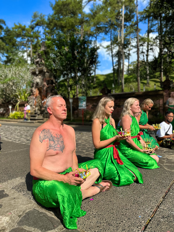 Očistný rituál - tirta empul temple